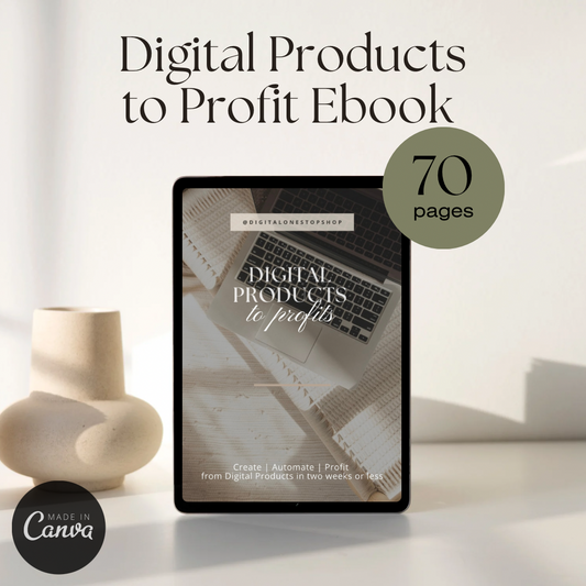 Digital Products to Profit Ebook
