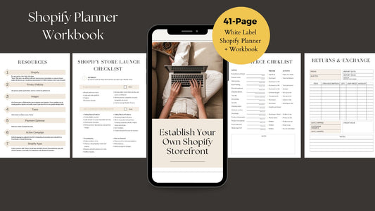 Shopify Planner & Workbook